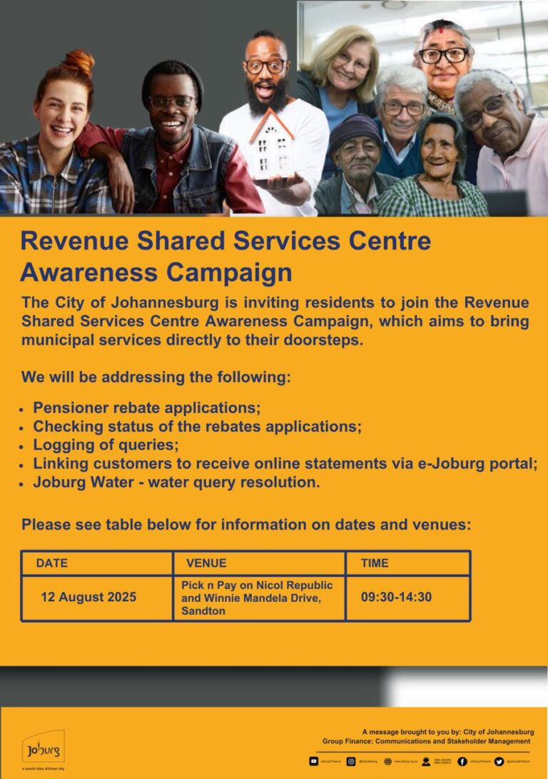City awareness campaign poster